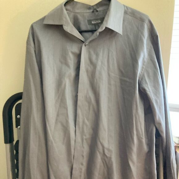Mens Kenneth Cole Reaction Button Down Dress Shirt - Picture 1 of 1